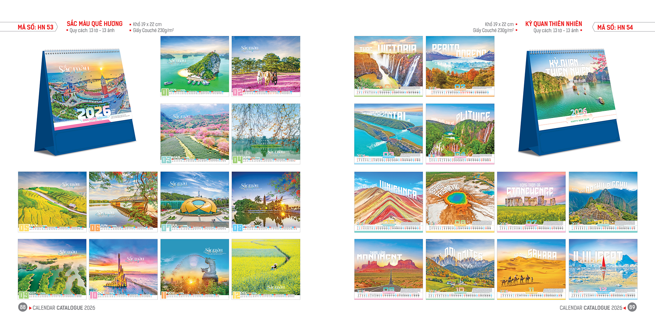 lịch bàn HN 53-54