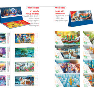 lịch bàn HN 61 - HN 62